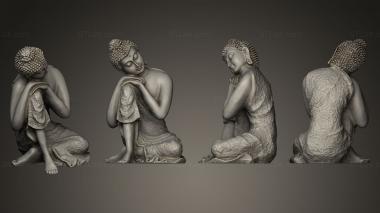 Indian sculptures Yoga 3d model